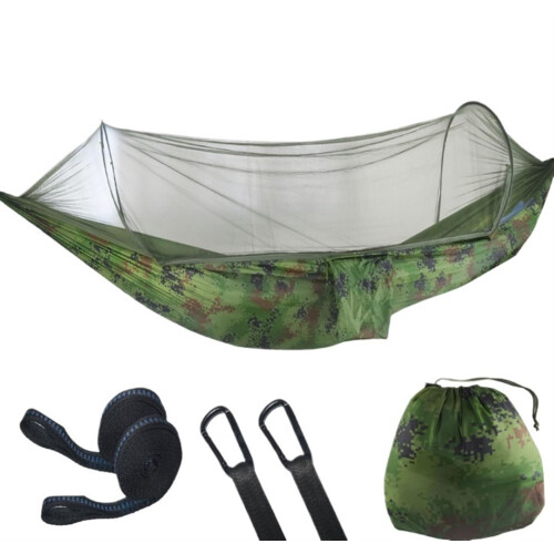 Double Camping Hammock with Mosquito Net for 2 People 290x140 cm