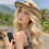 Cotton Blend Fisherman Hat Foldable Ethnic Pattern-Wine red 5