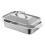 Stainless Steel Baking Pan with Lid and Handle, Rectangular Oven Safe Dish for Cake Bread Lasagna Pizza 1