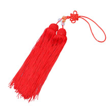 Elegant Ice Silk Taiji Swords Tassels Chinese Knot Decoration for Martial Arts and Drama Performances Kung Fu, Medium, 38, medium