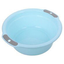 Plastic Wash Basin with Dual Handles for Vegetables Fruits Laundry and Kitchen Cleaning