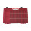 Fischerbox storage box housing with a removable divider container, red 1