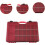 Fischerbox storage box housing with a removable divider container, red 5