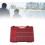 Fischerbox storage box housing with a removable divider container, red 3