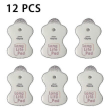 12pcs/6Pairs Replacement Electrode Pad for Omron Massagers Elepuls Long Life Pad