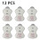 12pcs/6Pairs Replacement Electrode Pad for Omron Massagers Elepuls Long Life Pad 1