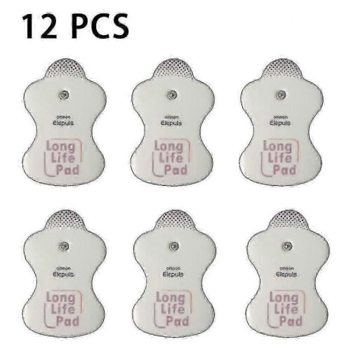 12pcs/6Pairs Replacement Electrode Pad for Omron Massagers Elepuls Long Life Pad