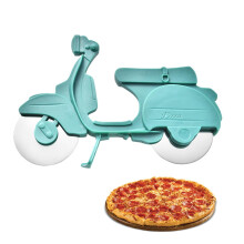 Pizza Cutter Motorcycle Wheel with NonStick Coating
