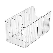 Transparent Belt Organiser Box with 4 Compartments for Watch, Tie, Jewellery, MakeUp