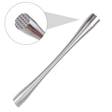 2 Pack Stainless Steel Cocktail Mixing Sticks Extra Long Drink Stirrers for Home Bar Ice Crushing