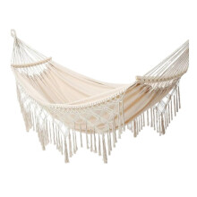 Outdoor Foldable Camping Hammock Hanging Chair for Autumn Camping European and American Style Woven Hammock A A