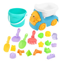 Kids Beach Toys, Sand Toys, Durable, Lightweight, Colorful, Fun Shapes, Ideal for Beach, Pool and Outdoor, 24 x 12 x 17 cm