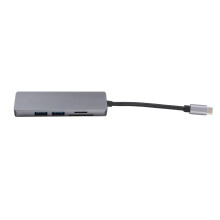 Type C Docking Station for Laptops & Tablets, 4K Support, Dual Card Reader