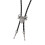 Fashionable Adjustable Frontier Bolo Tie Metal-Ancient silver 1