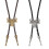 Fashionable Adjustable Frontier Bolo Tie Metal-Ancient silver 3