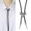 Fashionable Adjustable Frontier Bolo Tie Metal-Ancient silver 4
