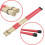 2pcs Durable Bamboo Drum Brushes and Sticks for Jazz Percussion Practice Red 3