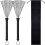 Retractable Drum Wire Brushes Pair with Ergonomic Grip and Loop End for Jazz Drum Set 3