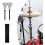 Retractable Drum Wire Brushes Pair with Ergonomic Grip and Loop End for Jazz Drum Set 4