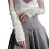 2pcs Outdoor Activity Sleeves Skiing Arm Protecting-White Pink 1