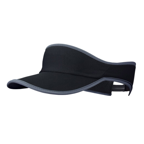 Packable Soft Elastic Hat Tennis Golf Running Hat With-Black
