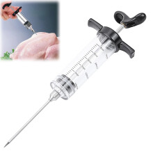 Meat Injector, Fat Injector Needle, Marinade Syringe for Meat, Turkey, Beef