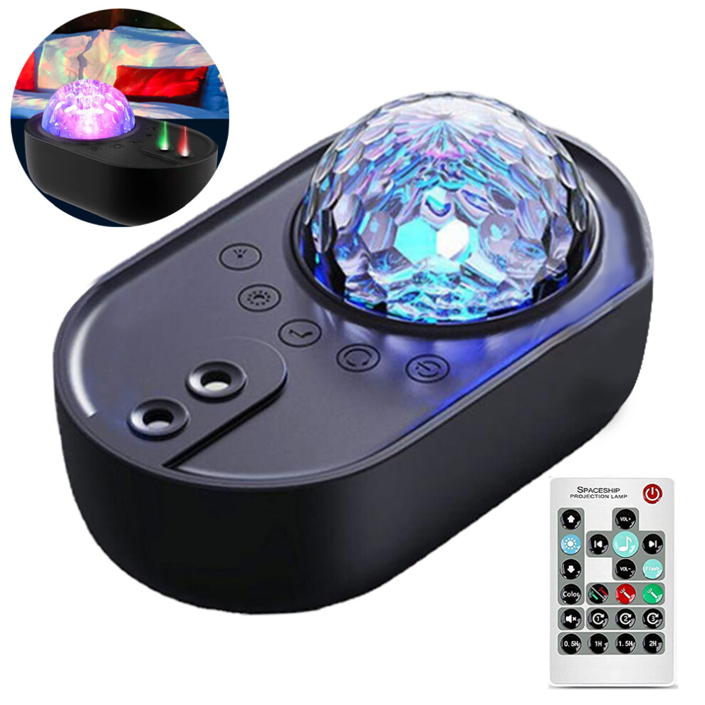 Stellar Symphony, Baby And Room With Remote Control Timer And 15 Soothing Noises For Peaceful Nights Light/White