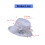 Fisherman Hat Foldable Sun Hat With Feminine Flower Touch-Blue 4