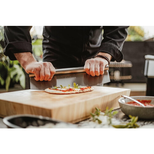 Pizza Cutter Stainless Steel, Sharp, Ergonomic Handle, Plastic Cap 2