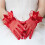 Lace Bowknot Trim Gloves for Bride Wedding Accessories-Red 5