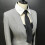 Stylish Removable False Collar with Neck Tie Front School 7