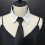 Stylish Removable False Collar with Neck Tie Front School 5