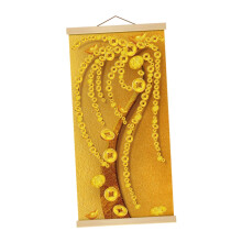 Fengshui decoration for Office Hotel Bar printed scroll 19.6x39.3inch