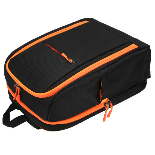 Photography Backpack With Grid Bag Inside Hook And Loop Fasteners Double Zipper Closure Shockproof Lining Compatibilities With All Major Brands 1