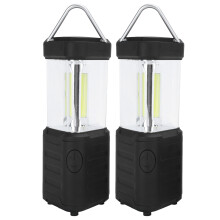 Multifunctional Portable COB Lantern, Battery-Powered Outdoor Lantern for Hiking, Climbing, Camping, Emergencies, Night Lights, Includes Compass and L