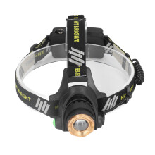 Adjustable Focus Flashlight High Lumen Headlight with Rechargeable Headlamp Features, Outdoor Waterproof Lighting for Adventurers
