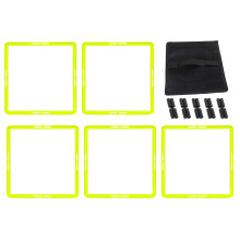 Antrenor de agilitate versatil pentru utilizare în interior și exterior, echipament portabil pentru exerciții multisport cu combinații DIY