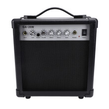 Portable 6 Inch Electric Guitar Amp 20W, UK Plug, Bass, Live
