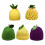 Stretchy Crochet Fruit Shape Hat Knitted-Big pineapple hat 2