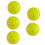 5er-Pack Pickleballs für drinnen und draußen, 74 2