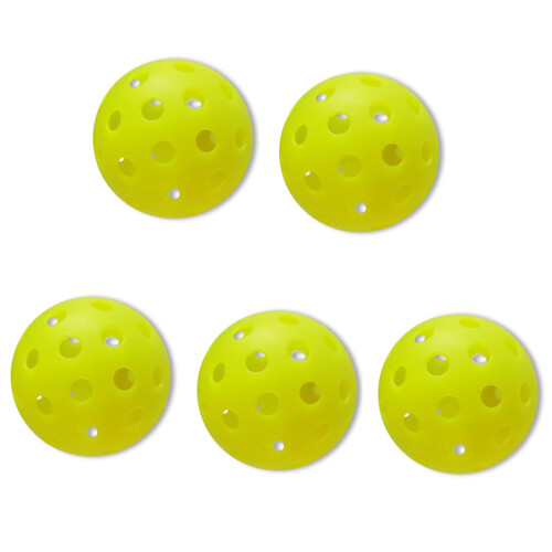 5er-Pack Pickleballs für drinnen und draußen, 74 2