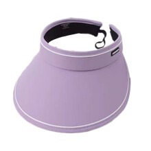 Outdoor Sun Protective Hat Open Top Design Sun Hat for-Purple