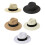 Popular Straw Hat Sun Protective Hat Wide Brims-Milk white 2