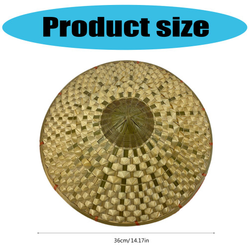 Farmer Bamboo Hat Designed for Outdoor Workers and-Diameter 36 2