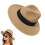 Popular Straw Hat Sun Protective Hat Wide Brims-Milk white 3