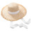 Stage Performances Hat Simple Street Hat Costume-Lafite lace 1
