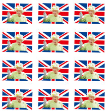 King Charles Iii British Flag Design, Coronation Celebration Union Jack With Double Stitching, For Home And Outdoor Decorative Applications
