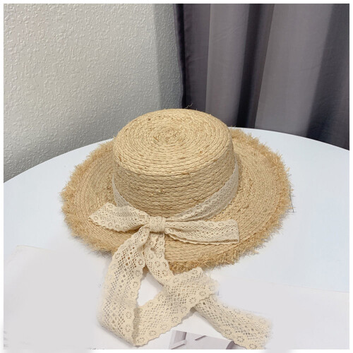 Stage Performances Hat Simple Street Hat Costume-Lafite lace 1