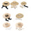 Stage Performances Hat Simple Street Hat Costume-Lafite lace 3