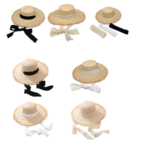 Stage Performances Hat Simple Street Hat Costume-Lafite lace 2